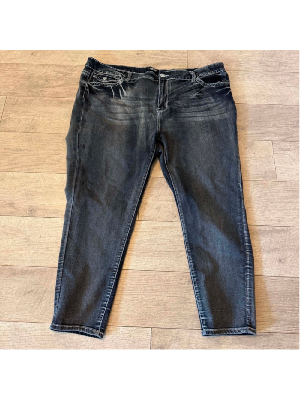Jack David Premium Denim Women’s Size 24 Black Wash Stretch Skinny Jeans